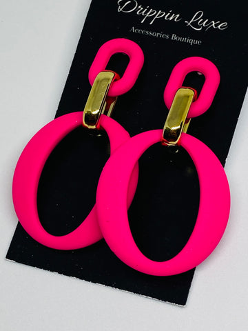 Pink Nights Earrings