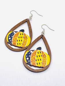 Pumpkin Sun Earrings