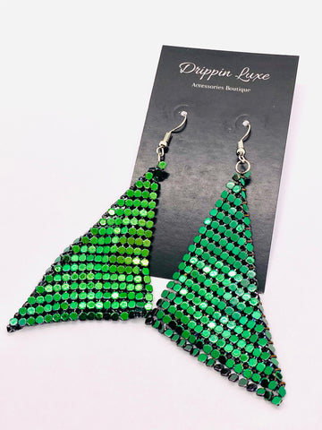 Green Light Earrings