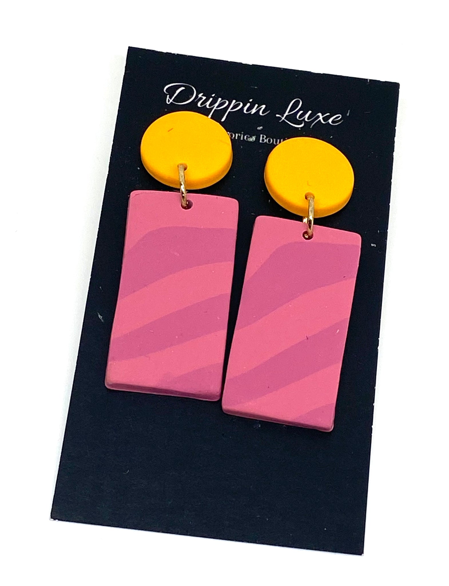 Retro Stripe Earrings