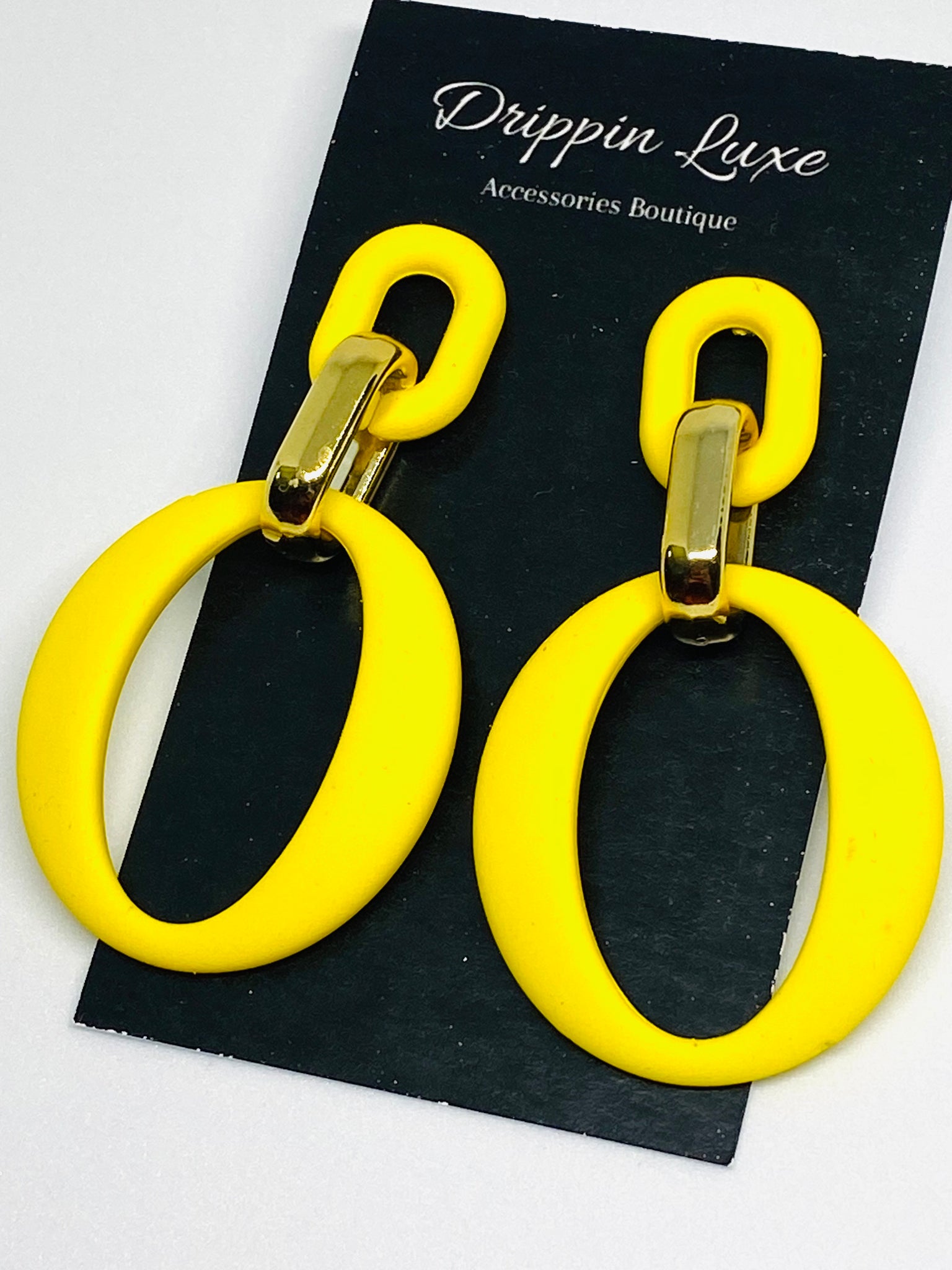 Yellow Nights Earrings