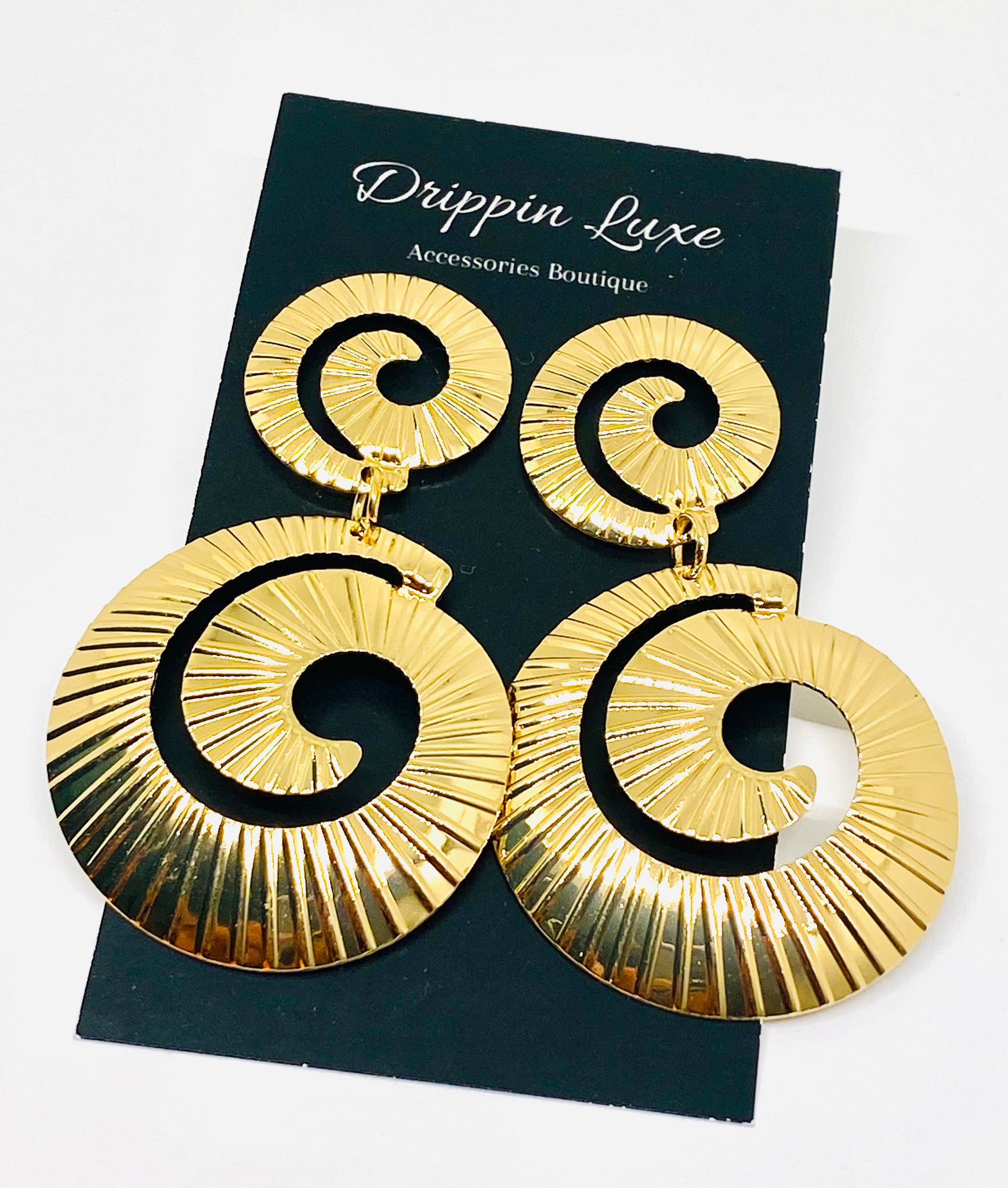 Smooth Swirling Earrings