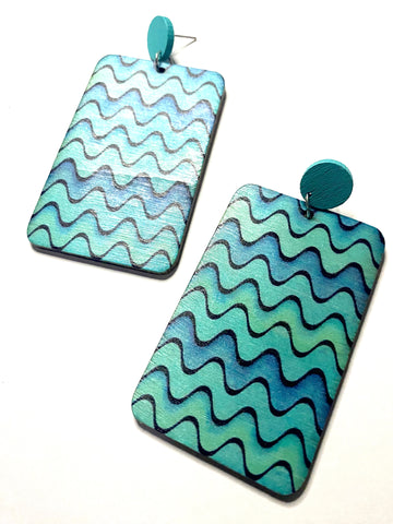 2 Blue Earrings