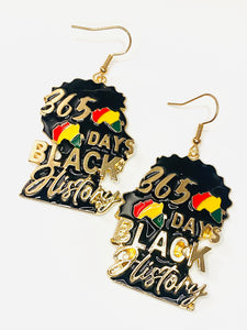 365 Black Earrings