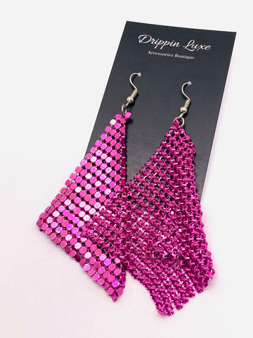 Fuschia Light Earrings