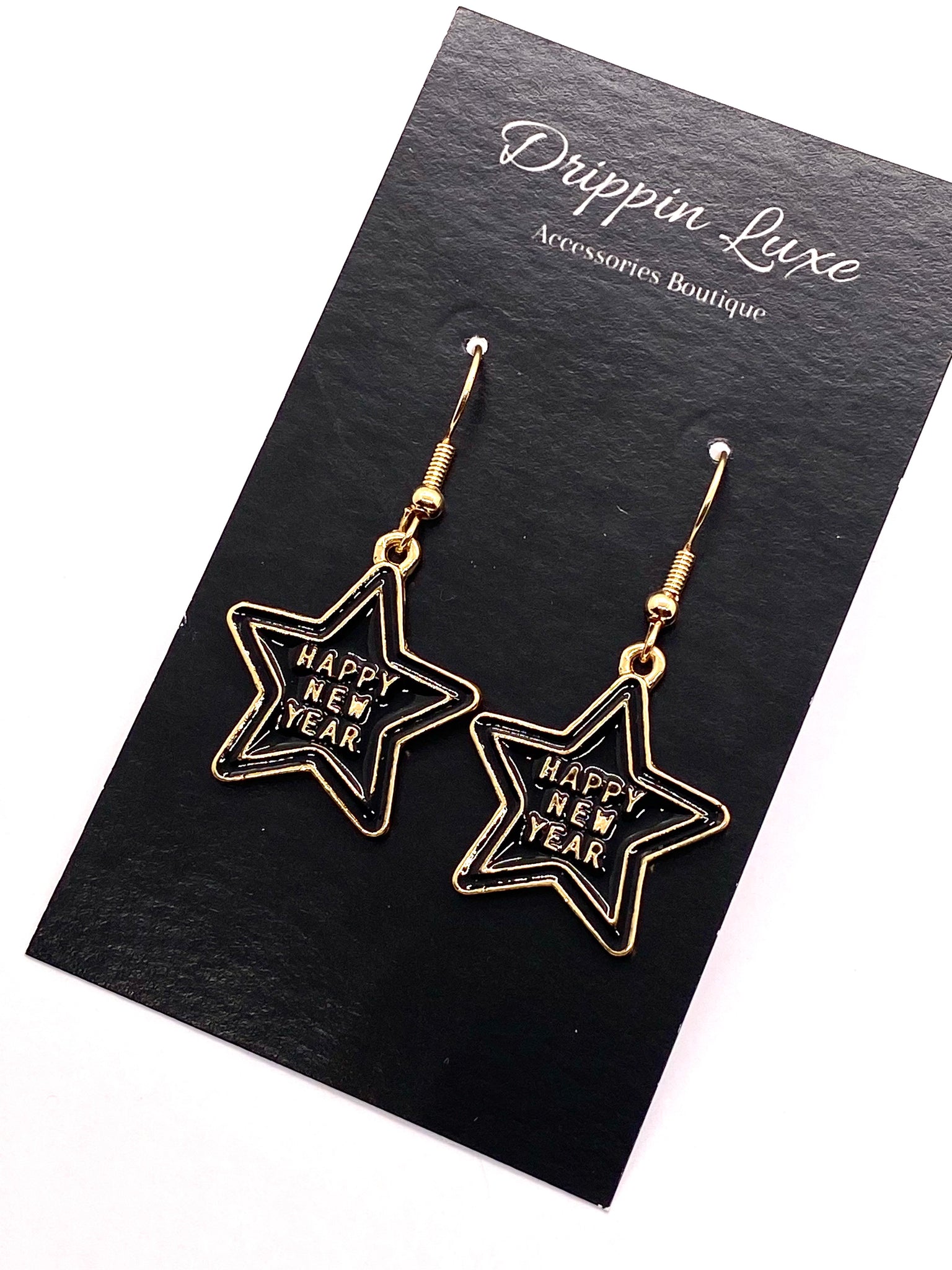 Noir New Star Earrings