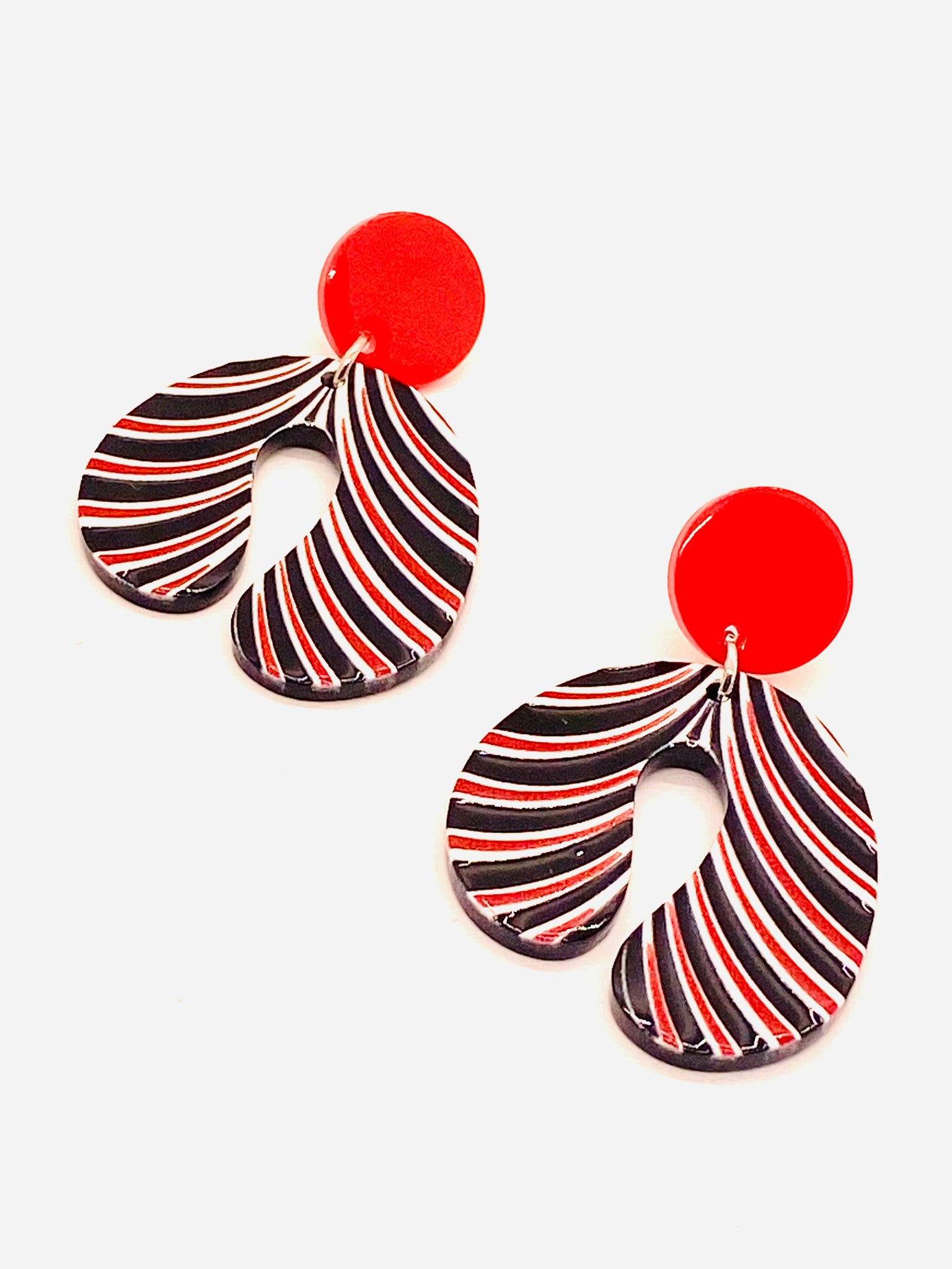 River Striped Earrings