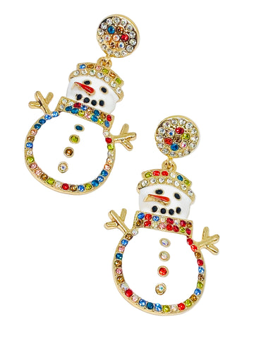 Oh Snowman Earrings