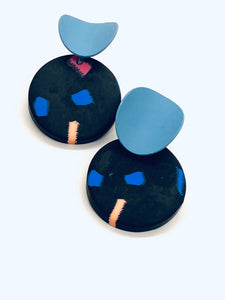 90s Blue Earrings