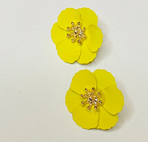 Yellow Tropic Earrings