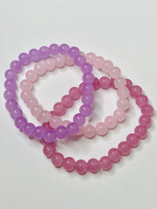 Pink Energy Bracelet Set