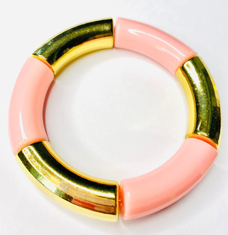 Pink Tube Bracelet