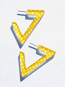 Yellow Spot Earrings