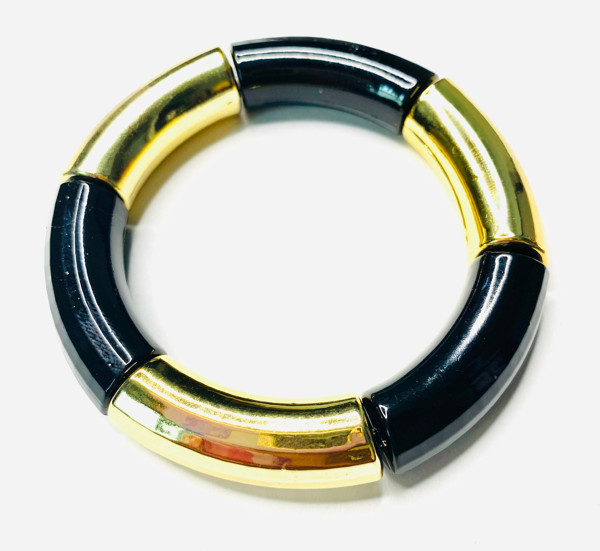 Black Tube Bracelet