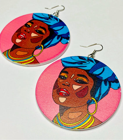 Queens Lead Earrings